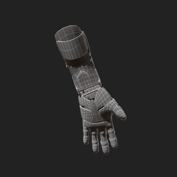 Gloves Scifi military combat soldier armor