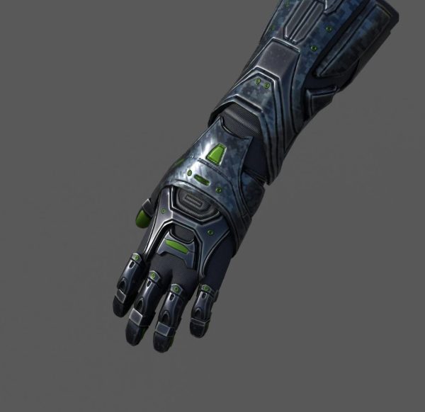 Gloves Scifi military combat soldier armor