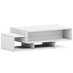 Godding Pedestal Coffee Table with Storage