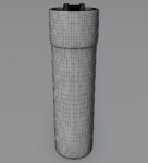 Gold clipper 3D model