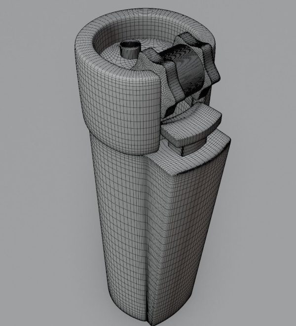 Gold clipper 3D model
