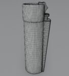 Gold clipper 3D model