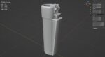 Gold clipper 3D model