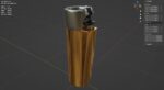 Gold clipper 3D model