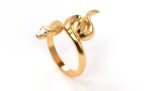 gold snake ring