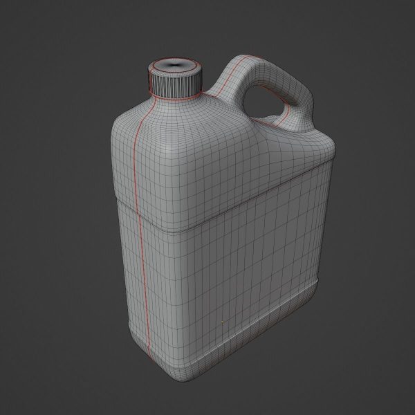 Grainy Plastic Canister 01