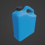 Grainy Plastic Canister 01
