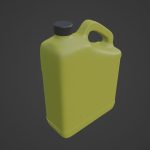Grainy Plastic Canister 03