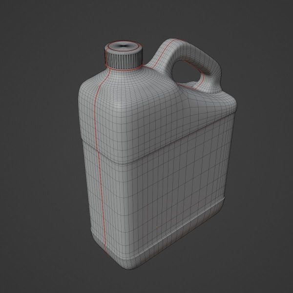 Grainy Plastic Canister 03
