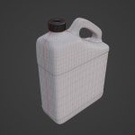 Grainy Plastic Canister 05