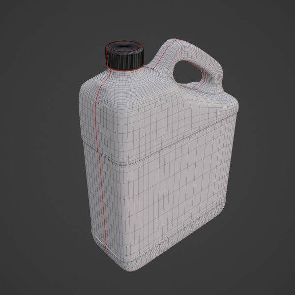 Grainy Plastic Canister 05