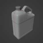 Grainy Plastic Canister 05