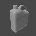 Grainy Plastic Canister 05