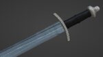 Grossmesser sword with Caroling handle