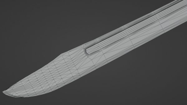 Grossmesser sword with Caroling handle