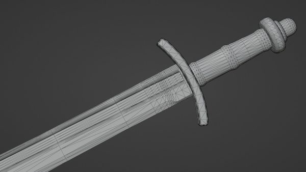 Grossmesser sword with Caroling handle