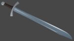 Grossmesser sword with Falchion handle