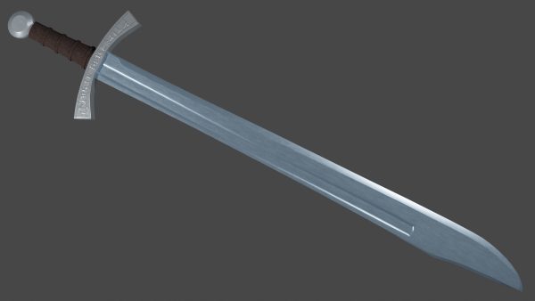 Grossmesser sword with Falchion handle