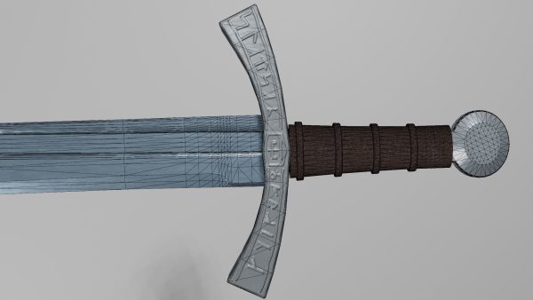 Grossmesser sword with Falchion handle