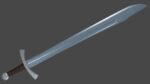 Grossmesser sword with Falchion handle
