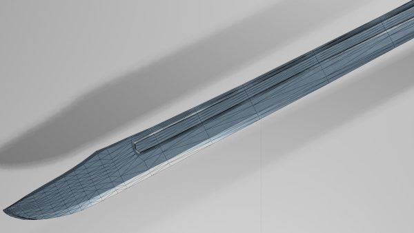 Grossmesser sword with Falchion handle