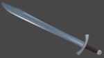 Grossmesser sword with Falchion handle