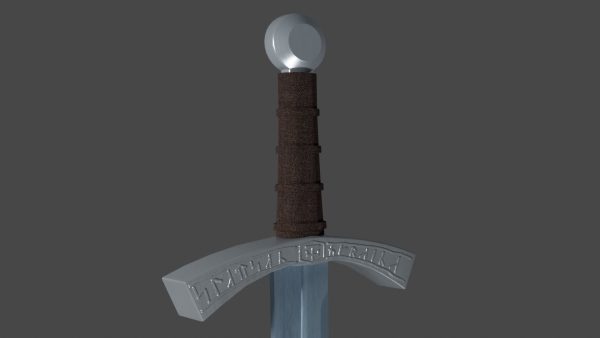 Grossmesser sword with Falchion handle