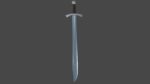 Grossmesser sword with Falchion handle
