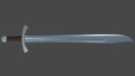 Grossmesser sword with Falchion handle