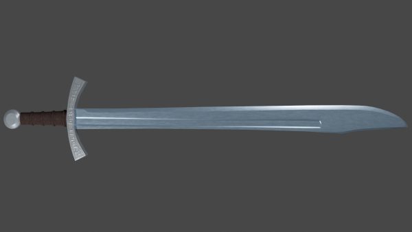 Grossmesser sword with Falchion handle