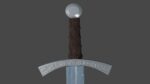 Grossmesser sword with Falchion handle