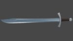 Grossmesser sword with Falchion handle