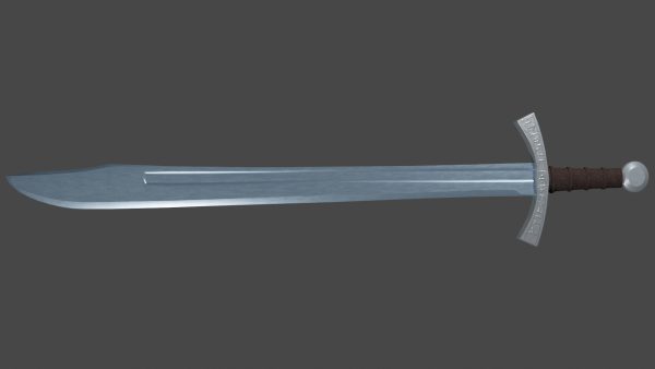 Grossmesser sword with Falchion handle