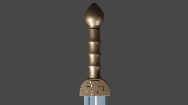 Grossmesser sword with Gladius handle