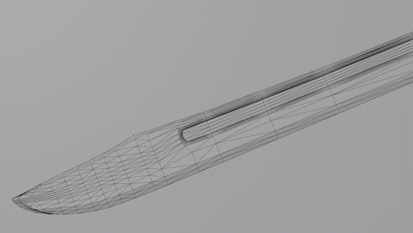 Grossmesser sword with Gladius handle