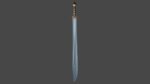 Grossmesser sword with Gladius handle