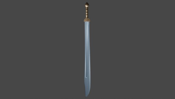 Grossmesser sword with Gladius handle