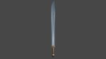 Grossmesser sword with Gladius handle
