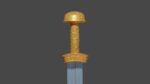 Grossmesser sword with Langsax handle