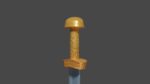 Grossmesser sword with Langsax handle
