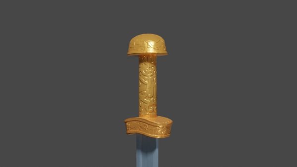 Grossmesser sword with Langsax handle