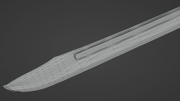 Grossmesser sword with Langsax handle