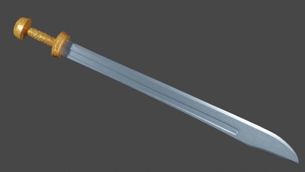 Grossmesser sword with Langsax handle