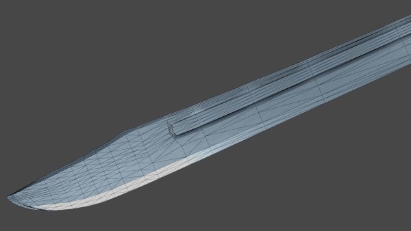Grossmesser sword with Langsax handle