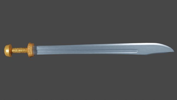 Grossmesser sword with Langsax handle