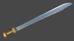 Grossmesser sword with Langsax handle