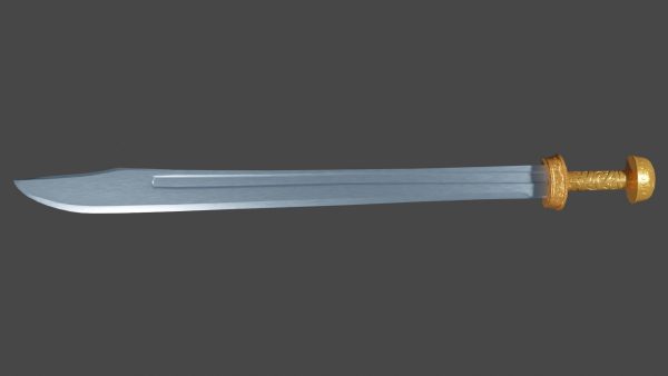 Grossmesser sword with Langsax handle