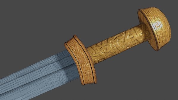 Grossmesser sword with Langsax handle