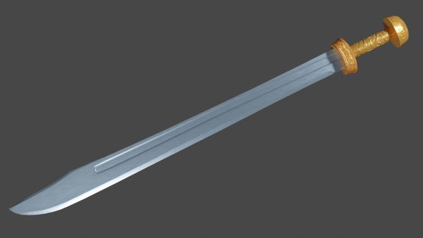Grossmesser sword with Langsax handle