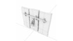 Grungy door latch